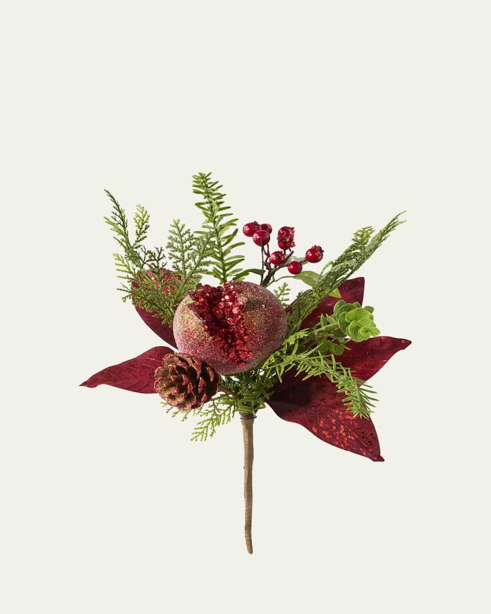 Frosted Pomegranate Pick, 11"